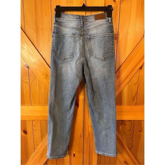 Express Super High Rise Mom Jeans Stretch Women's 00R (1825) - Picture 4 of 6